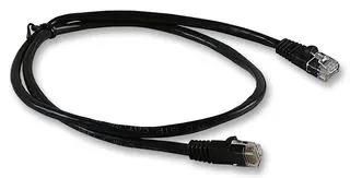 PATCH LEAD, CAT5E, UTP, BLACK, 2M 2961-2BK