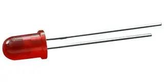 LED, RED, 6.3MCD, T-1 3/4 521-9240F
