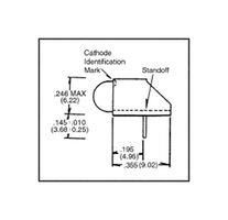 CKT BRD INDICATOR, GRN/RED, 90/40MCD, TH 550-3007F