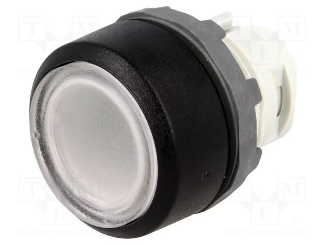 Switch: push-button; 22mm; Stabl.pos: 1; transparent; none; IP66 ABB MP1-10C