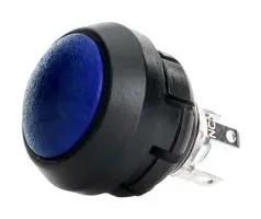 PB SW, SPDT-DB, 2A, 28VDC, PANEL/SNAP-IN SA12-RB-N-BL-S-N-G