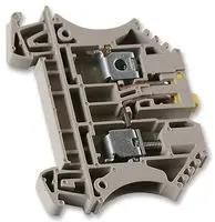TERMINAL BLOCK, DIN RAIL, 2POS, 10AWG WTR 4 WITH SOCKET SCREWS