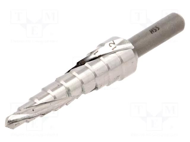 Drill bit; Ø: 4÷20mm; high speed steel; thin tinware,plastic ALPEN-MAYKESTAG ALP.722012201