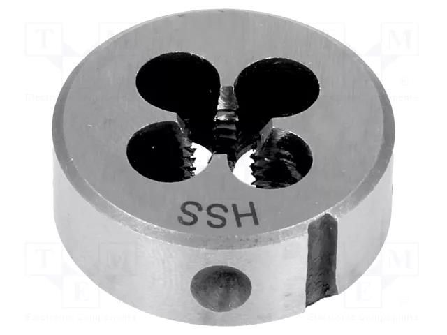 Threading die; high speed steel; M4; Ø: 25mm; Thk: 9mm ALPEN-MAYKESTAG ALP.710004001