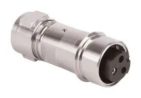 CIRC PWR CONN, PLUG, 4POS, CRIMP/SOLDER PXM6011/04S/CR/0405/SN
