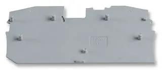 END PLATE, FOR 2 COND TB, GREY 2016-1291