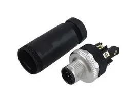 SENSOR CONNECTOR, M12, PLUG, 8POS, CABLE BS 8181-0
