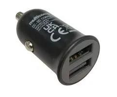 CAR CHARGER, 12V, 1 A, 2 PORTS MP013466