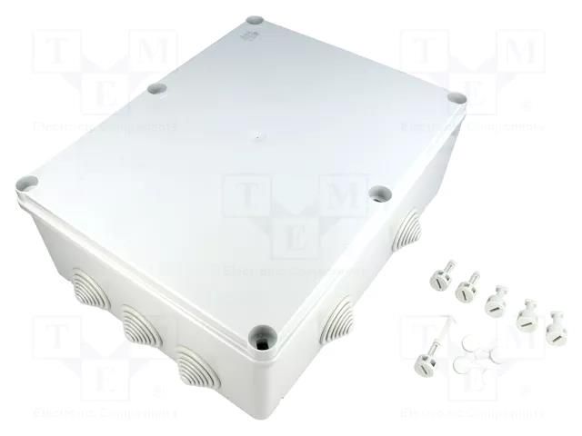 Enclosure: junction box; X: 251mm; Y: 323mm; Z: 117mm; wall mount ABB 1SL0828A00