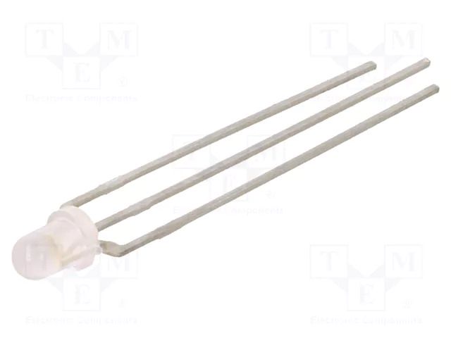 LED; yellow/green; 3mm; 45°; Front: convex; 2÷2.4/2÷2.4VDC LITEON LTL1BEKGYJ