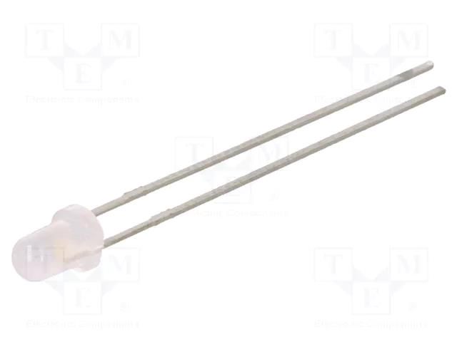 LED; blue; 3mm; 85÷520mcd; 45°; Front: convex; 3÷3.4VDC LITEON LTL1NHTBH4J