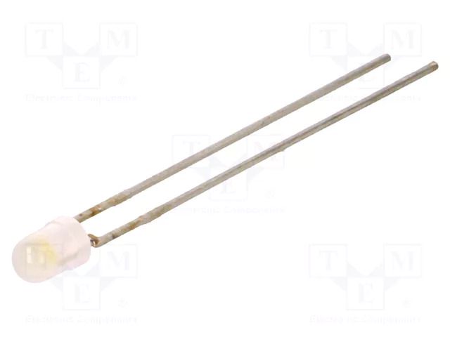 LED; white cold; 3mm; 140÷680mcd; 100°; Front: convex; 2.8÷3.6VDC LITEON LTW-42NDH8J