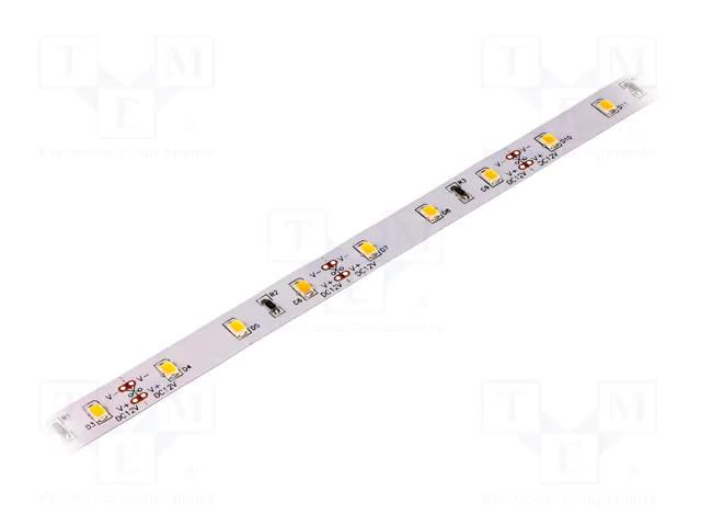 LED tape; white warm; 2835; LED/m: 60; 10mm; 120°; 14.4W/m; 12VDC OPTOFLASH OPWW2835-6012E