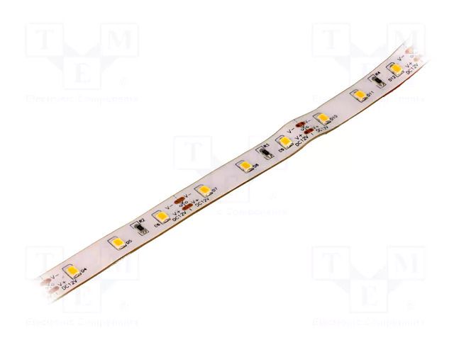 LED tape; white warm; 2835; LED/m: 60; 10mm; 120°; 14.4W/m; 12VDC OPTOFLASH OPWW2835-6012EP