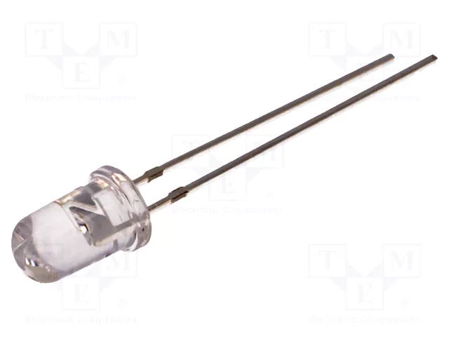 LED; red; 5mm; 4500÷6000mcd; 30°; Front: convex; 1.8÷2.4VDC OPTOSUPPLY OSR5PA5C31A