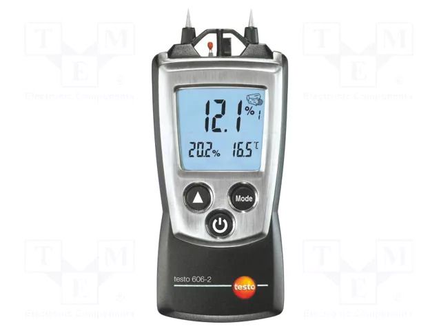 Thermo-hygrometer; LCD; -10÷50°C; 0÷100%RH; Accur: ±0.5°C; IP20 TESTO TESTO606-2