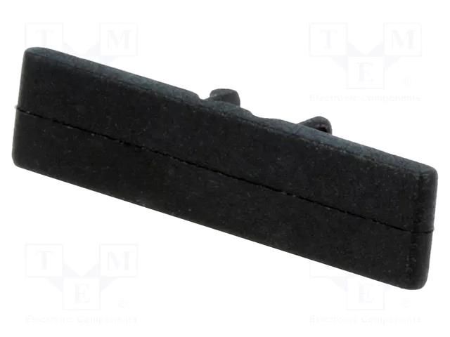 Protection; black; polyamide; 5mm POKÓJ OZG-2.5-BK
