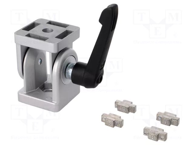 Hinge; for profiles; Width of the groove: 8mm; with lever FATH FA-093GF40AN