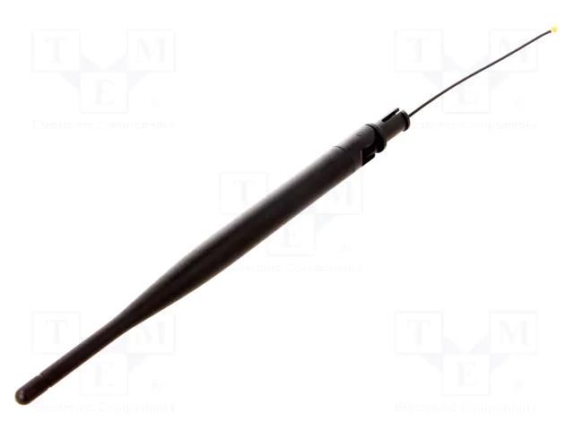 Antenna; WiFi; 5dBi; linear; push-in; 50Ω; f: 2400÷2483.5MHz; RG178 SR PASSIVES WIFI-ANT410-1