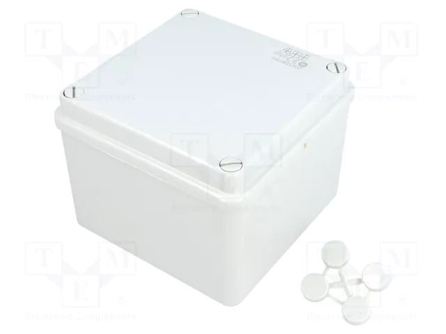 Enclosure: multipurpose; X: 100mm; Y: 100mm; Z: 80mm; grey; IP55 ABB 1SL0851A00