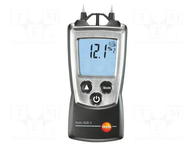 Hygrometer; LCD; <1%; Features: HOLD function,pocket size; IP20 TESTO TESTO606-1