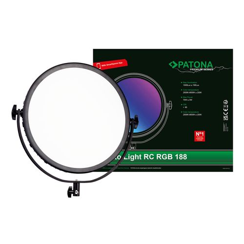 PATONA Premium soft light lamp RGB-188A with app control, PATONA 4283 4055655239455