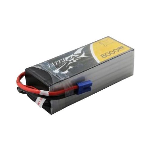 Tattu 8000mAh 22.2V 25C 6S1P Lipo Battery Pack with EC5, Tattu TAA80006S25E5