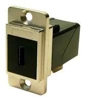 USB ADAPTER, R/A, 3.1 TYPE C RCPT-PLUG MP-CP30756M