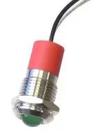 PANEL INDICATOR, GREEN, 12MM, 12V PL12SL122