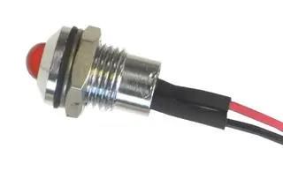 LED PANEL INDICATOR, RED, 8MM, 24V 19040303WE