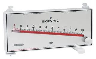 PRESSURE GAUGE, 3.149INCH-H2O, 60DEG C MARK II MM-80