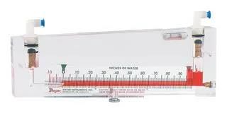 INCLINED AIR FILTER GAGE, RANGE 0-2 W. 452-AF