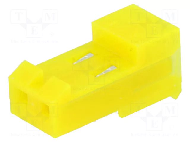 Connector: wire-board; plug; female; MTA-156; PIN: 2; 600VAC; IDC TE Connectivity 3-640427-2