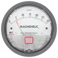 PRESSURE GAUGE, 0.5INCH-H2O, 1/8"FNPT 3000MRS-0
