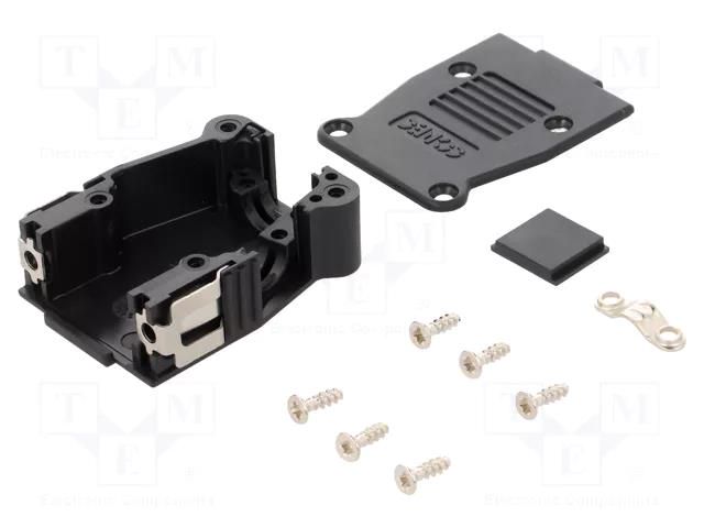 Enclosure for connectors: D-Sub; D-Sub 9pin,D-Sub HD 15pin CONEC 16-001810
