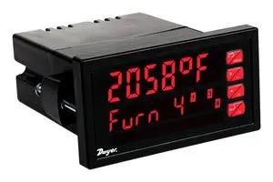 TEMPERATURE PANEL METER, 12-24 VDC, 2 R LTI-221