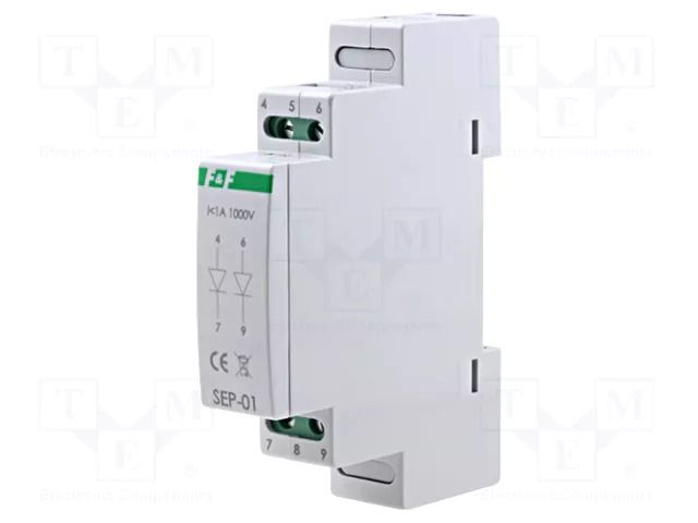 Converter: signal separator; for DIN rail mounting; IP20 F&F SEP-01