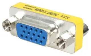 GENDER CHANGER, VGA MALE TO VGA FEMALE GC15HSF