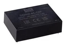 DC-DC CONVERTER, 15V, 3A DDRH-45-15P