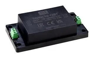 DC-DC CONVERTER, 24V, 1.25A DDRH-30-24ST