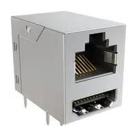 RJ45 JACK, HDMI, R/A, 8P8C, 2PORT, TH RJE36188230H