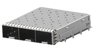 CONN CAGE, ZSFP+, 1X3 GANGED, PRESS FIT 2349050-1