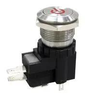 ANTI VANDAL PB SW, SPDT, 16A, 250VAC MPW19-A0F0PB24-A1ZB