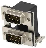 STACKED D-SUB CONN, PLUG OVER PLUG, 9P 2454917-3