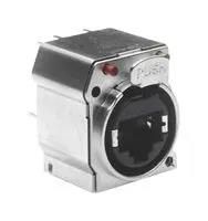 RJ45 CONN, JACK, 8P8C, 1PORT, PANEL PCB RJX8FB5VRGEB