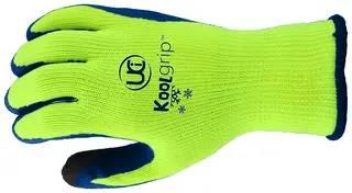 THERMAL LATEX GLOVES, PET, BLU/YEL, XXL G/KOOLGRIP/YE/11