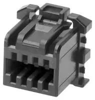 RCPT HOUSING, 16POS, 2ROW, 1.25MM, BLK 214527-1601