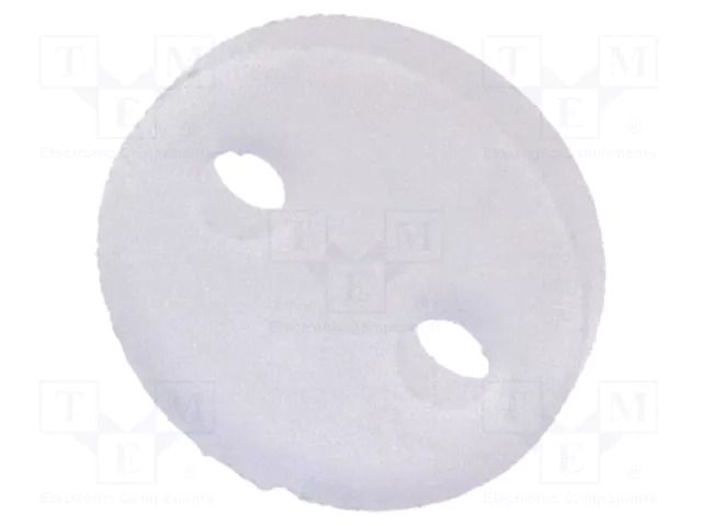 Spacer sleeve; LED; Øout: 5mm; ØLED: 5mm; L: 1.5mm; natural; UL94V-2 FIX&FASTEN FIX-LED-1.5