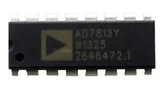 ADC, 10BIT, 400KSPS, PARALLEL, DIP-16 AD7813YNZ
