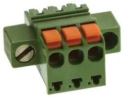 TERMINAL BLOCK, PLUGGABLE, 3P, 30-14AWG 1986724-3
